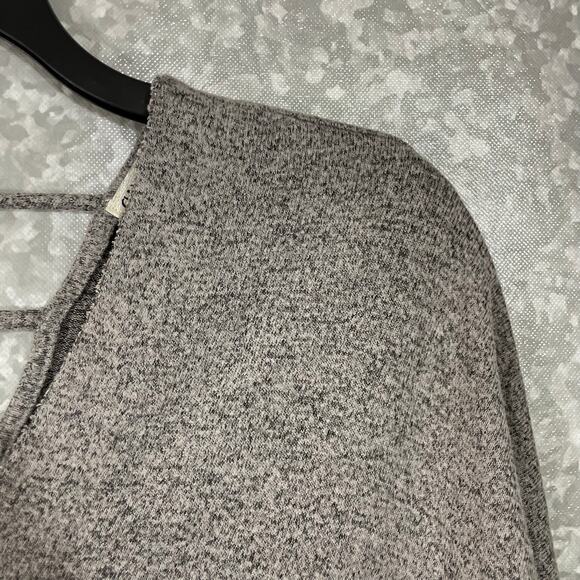 Chance or Fate Women's Gray Oversized Cozycore Sweater - Size Medium - Tunic - Picture 2 of 7